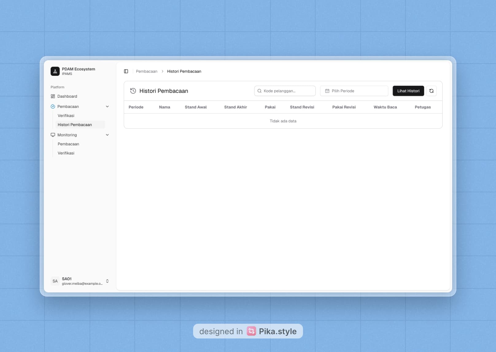 PDAM App - Web ecosystem for PDAM (Perusahaan Daerah Air Minum) to manage their customer data, billing, and payment.